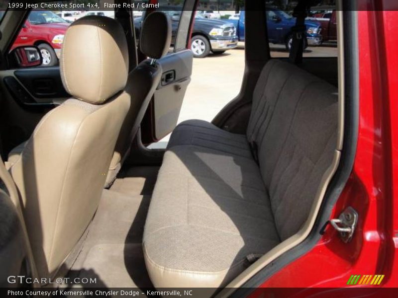 Flame Red / Camel 1999 Jeep Cherokee Sport 4x4