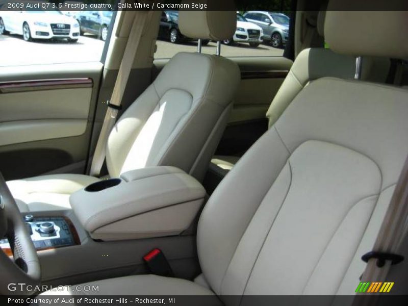 Calla White / Cardamom Beige 2009 Audi Q7 3.6 Prestige quattro