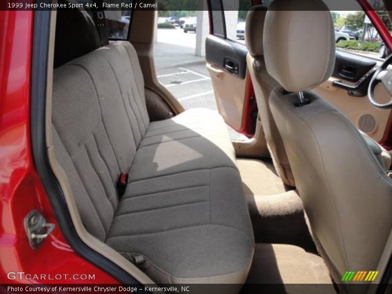 Flame Red / Camel 1999 Jeep Cherokee Sport 4x4