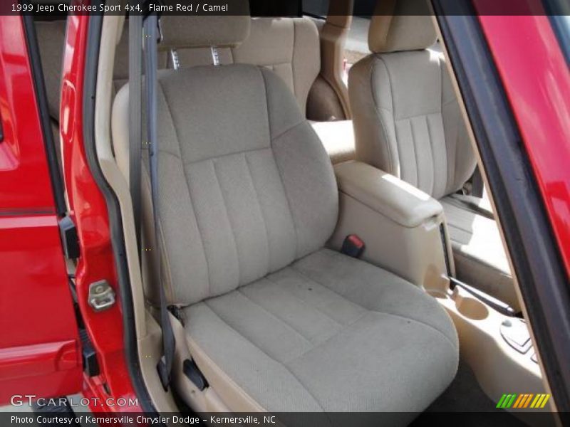 Flame Red / Camel 1999 Jeep Cherokee Sport 4x4