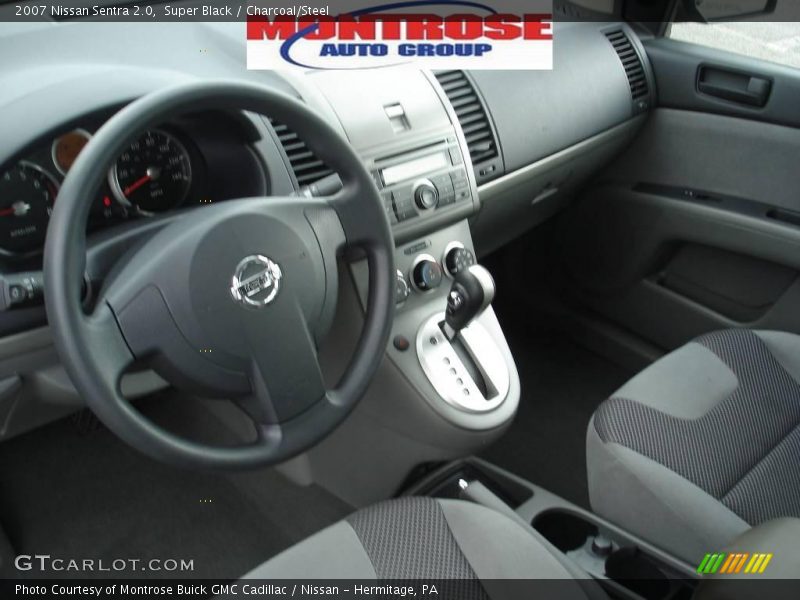 Super Black / Charcoal/Steel 2007 Nissan Sentra 2.0