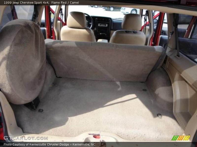Flame Red / Camel 1999 Jeep Cherokee Sport 4x4