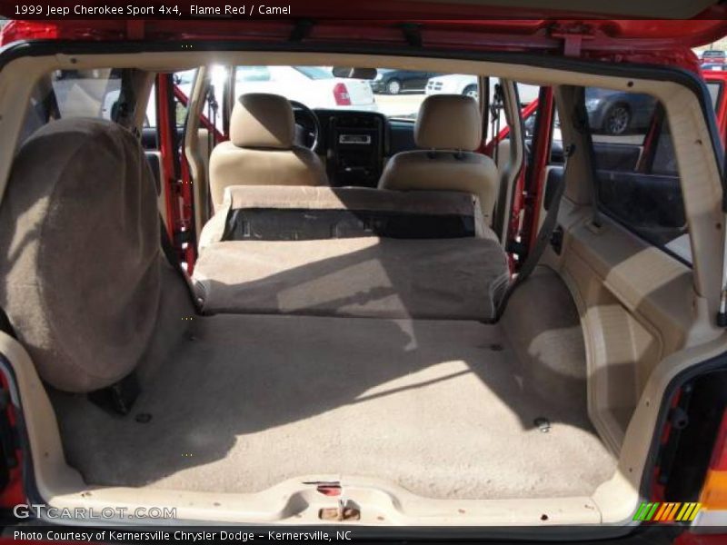 Flame Red / Camel 1999 Jeep Cherokee Sport 4x4