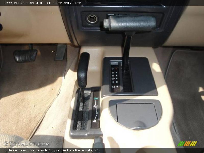 Flame Red / Camel 1999 Jeep Cherokee Sport 4x4