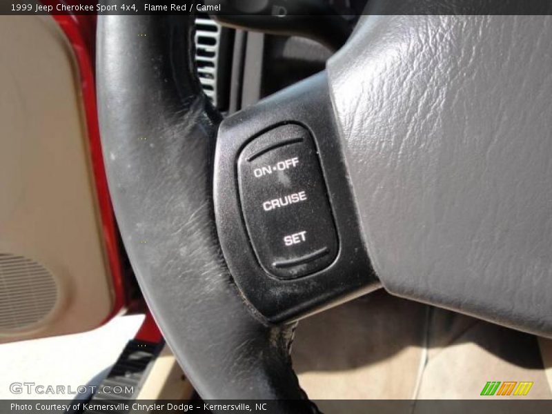 Flame Red / Camel 1999 Jeep Cherokee Sport 4x4