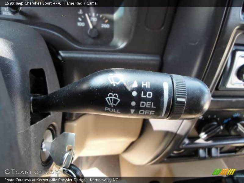 Flame Red / Camel 1999 Jeep Cherokee Sport 4x4