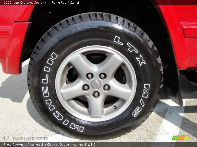 Flame Red / Camel 1999 Jeep Cherokee Sport 4x4