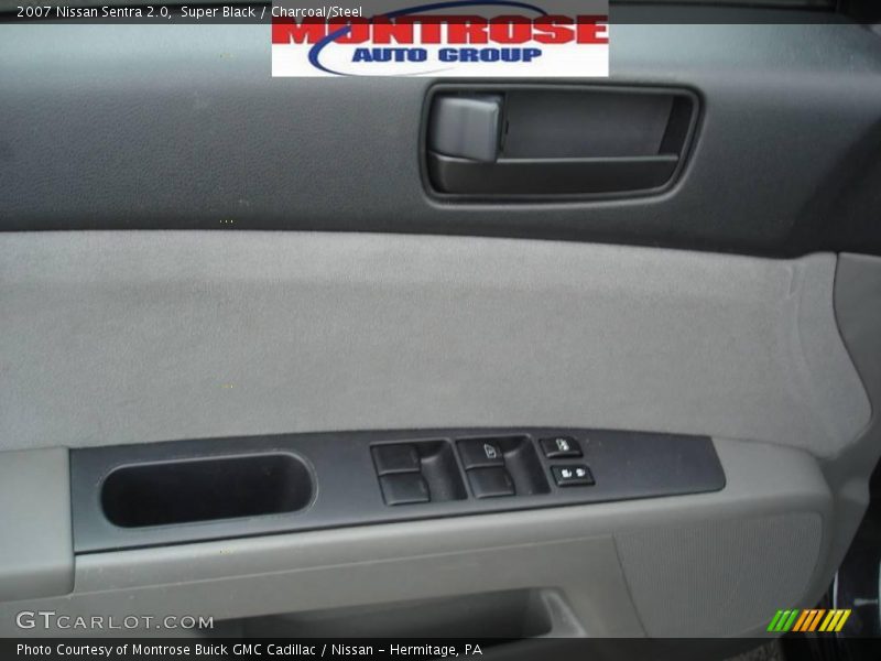 Super Black / Charcoal/Steel 2007 Nissan Sentra 2.0