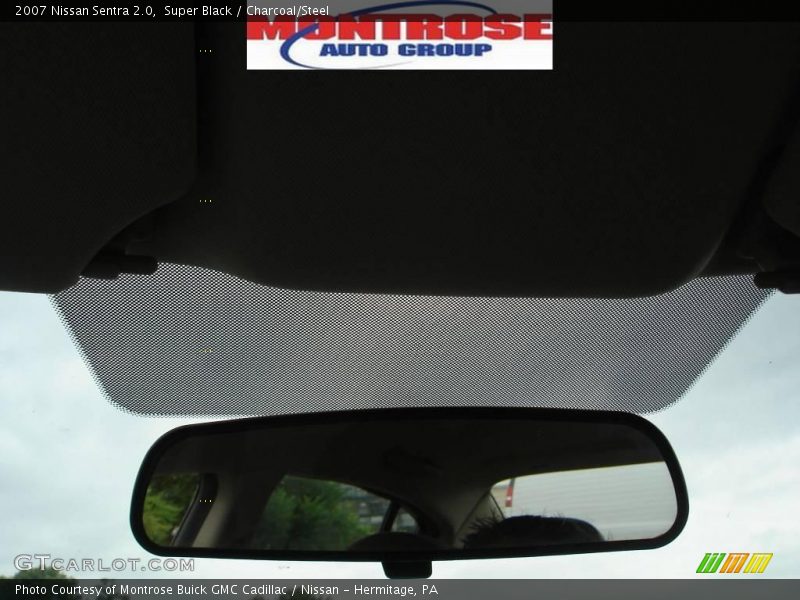 Super Black / Charcoal/Steel 2007 Nissan Sentra 2.0