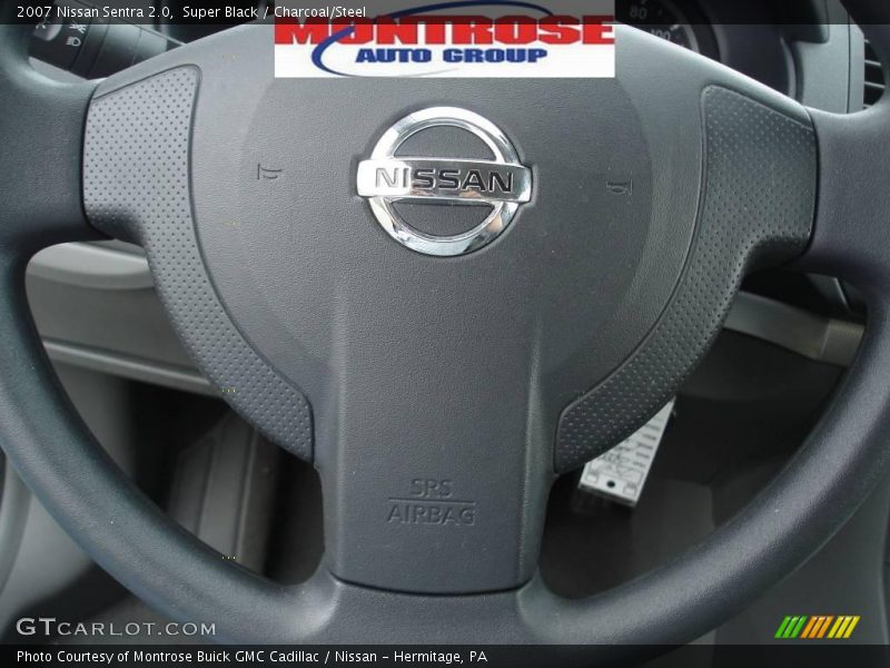 Super Black / Charcoal/Steel 2007 Nissan Sentra 2.0