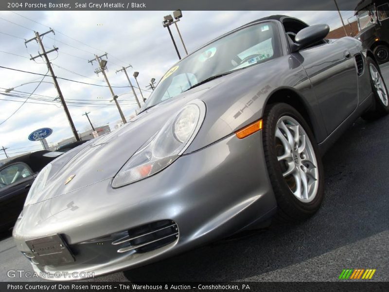 Seal Grey Metallic / Black 2004 Porsche Boxster