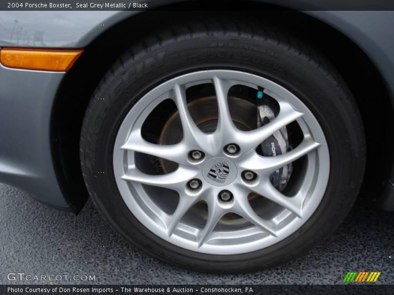 Seal Grey Metallic / Black 2004 Porsche Boxster