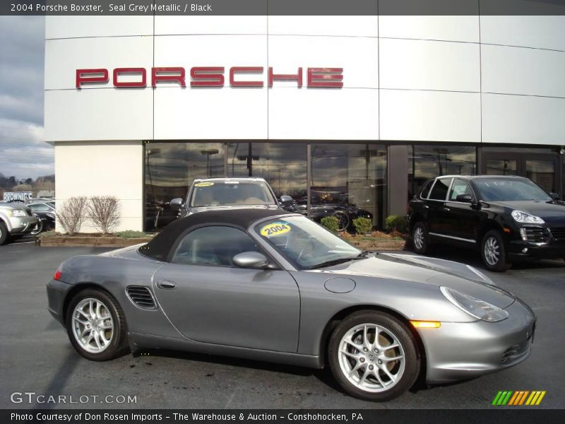 Seal Grey Metallic / Black 2004 Porsche Boxster