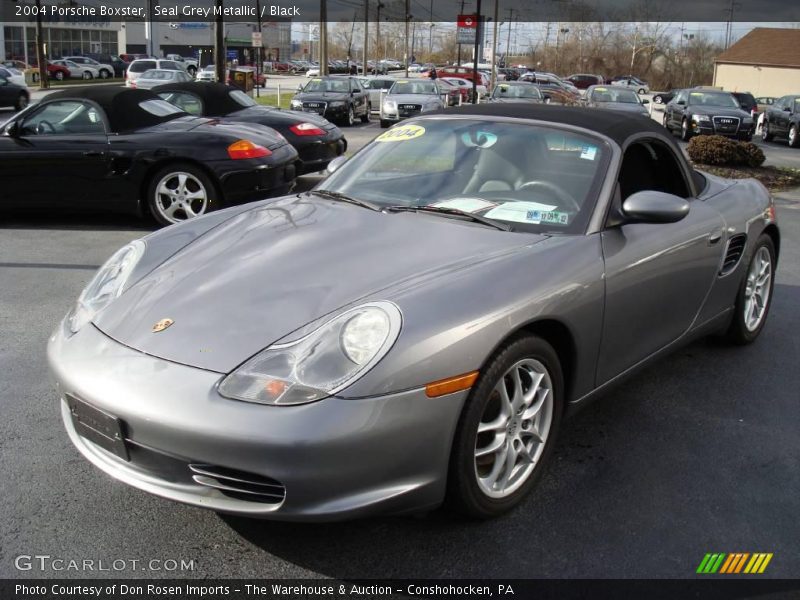 Seal Grey Metallic / Black 2004 Porsche Boxster