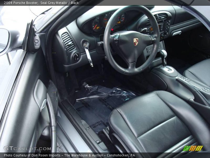 Seal Grey Metallic / Black 2004 Porsche Boxster