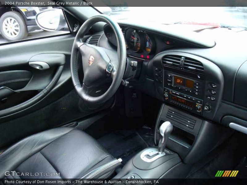 Seal Grey Metallic / Black 2004 Porsche Boxster