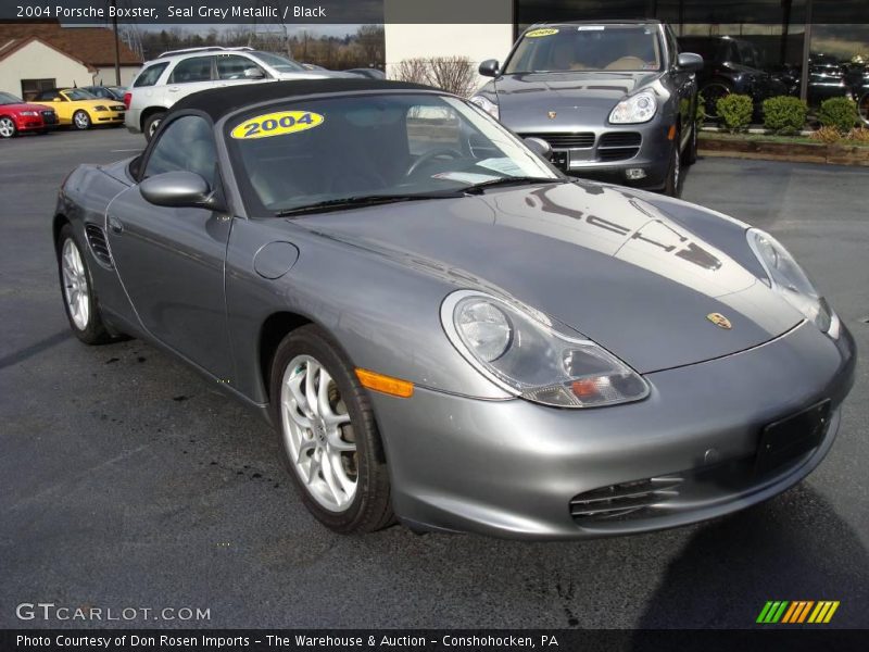 Seal Grey Metallic / Black 2004 Porsche Boxster