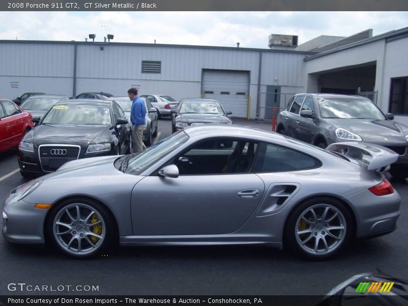 GT Silver Metallic / Black 2008 Porsche 911 GT2