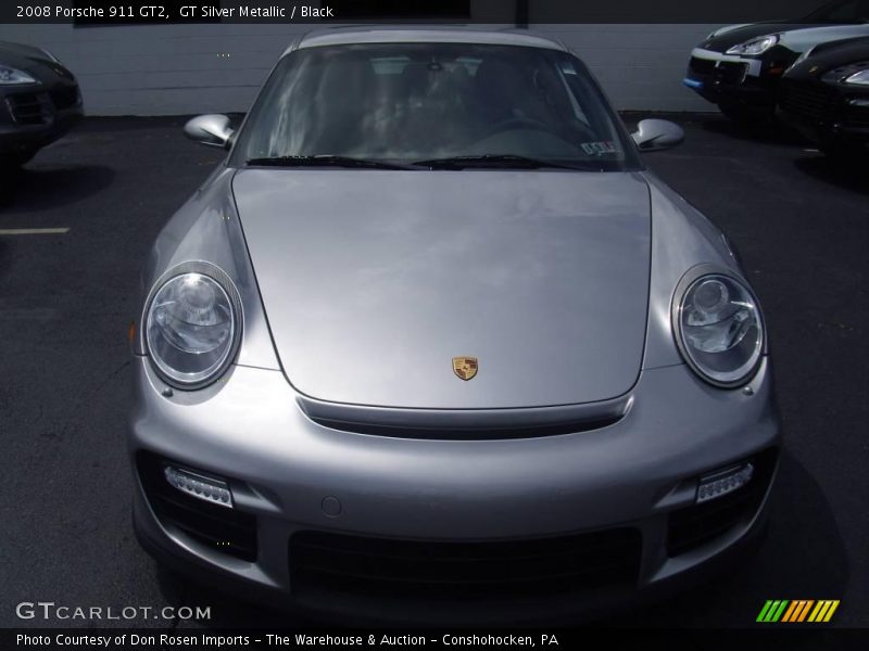 GT Silver Metallic / Black 2008 Porsche 911 GT2