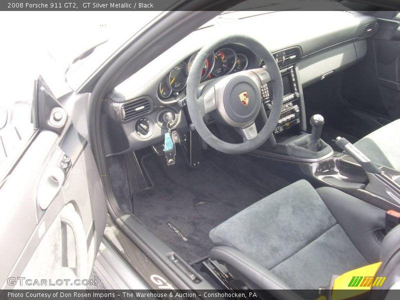 GT Silver Metallic / Black 2008 Porsche 911 GT2
