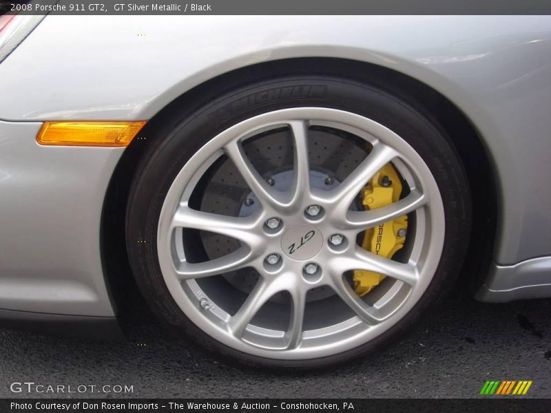 GT Silver Metallic / Black 2008 Porsche 911 GT2