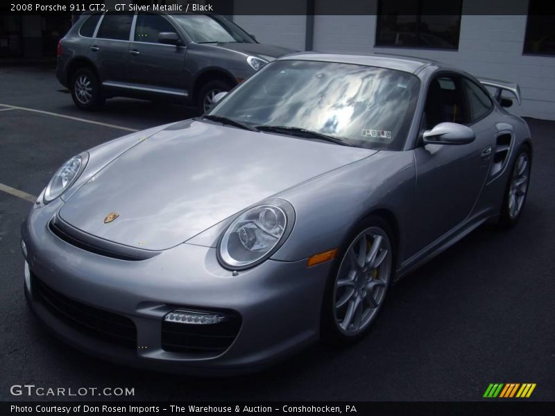 GT Silver Metallic / Black 2008 Porsche 911 GT2