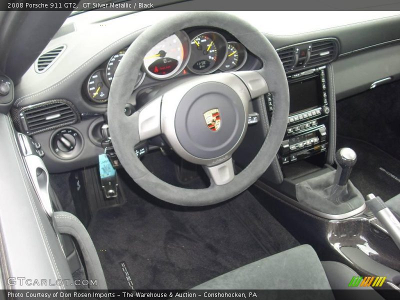 GT Silver Metallic / Black 2008 Porsche 911 GT2