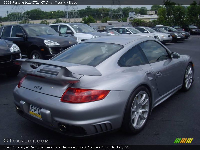 GT Silver Metallic / Black 2008 Porsche 911 GT2