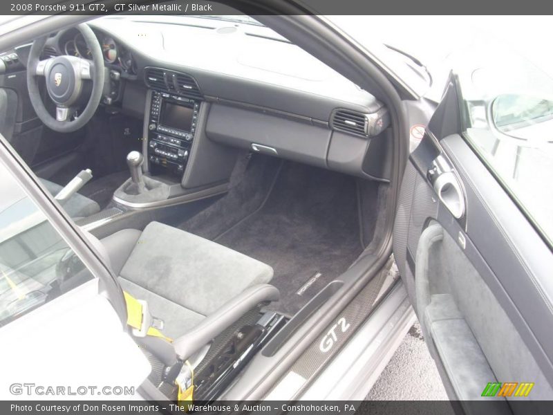 GT Silver Metallic / Black 2008 Porsche 911 GT2