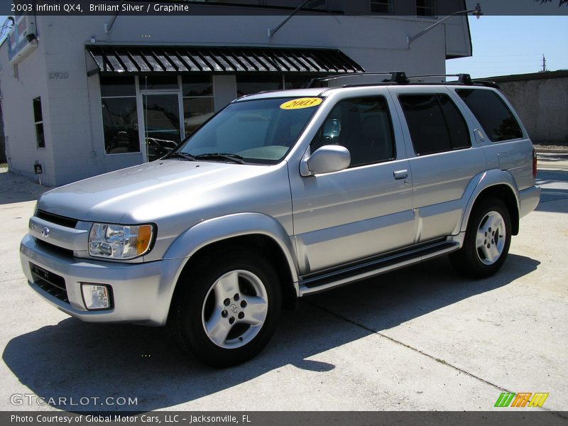 Brilliant Silver / Graphite 2003 Infiniti QX4