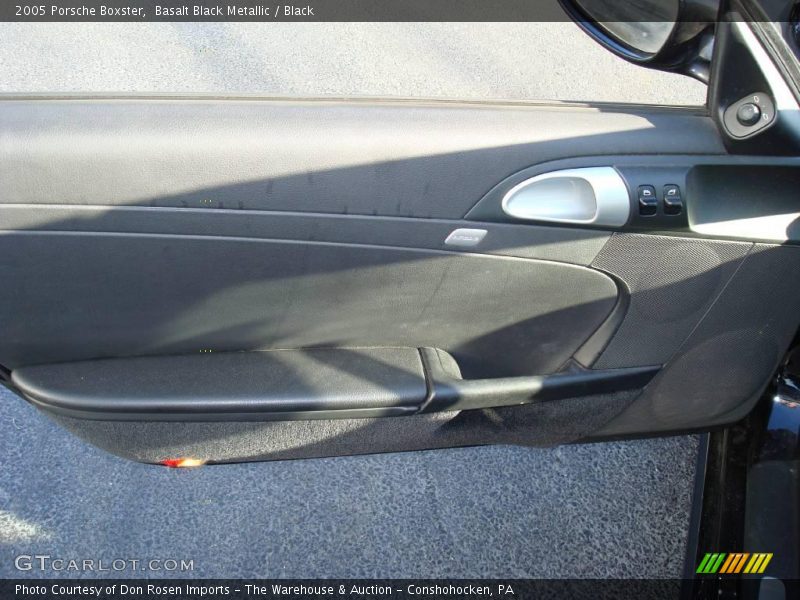 Basalt Black Metallic / Black 2005 Porsche Boxster