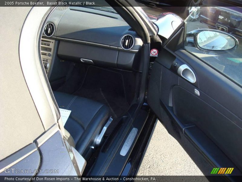 Basalt Black Metallic / Black 2005 Porsche Boxster