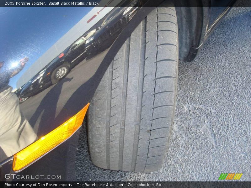 Basalt Black Metallic / Black 2005 Porsche Boxster