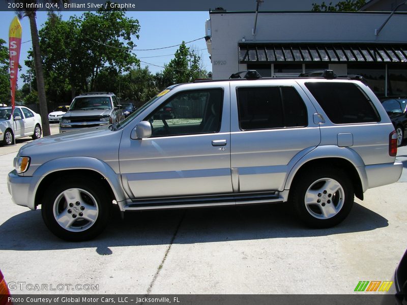 Brilliant Silver / Graphite 2003 Infiniti QX4