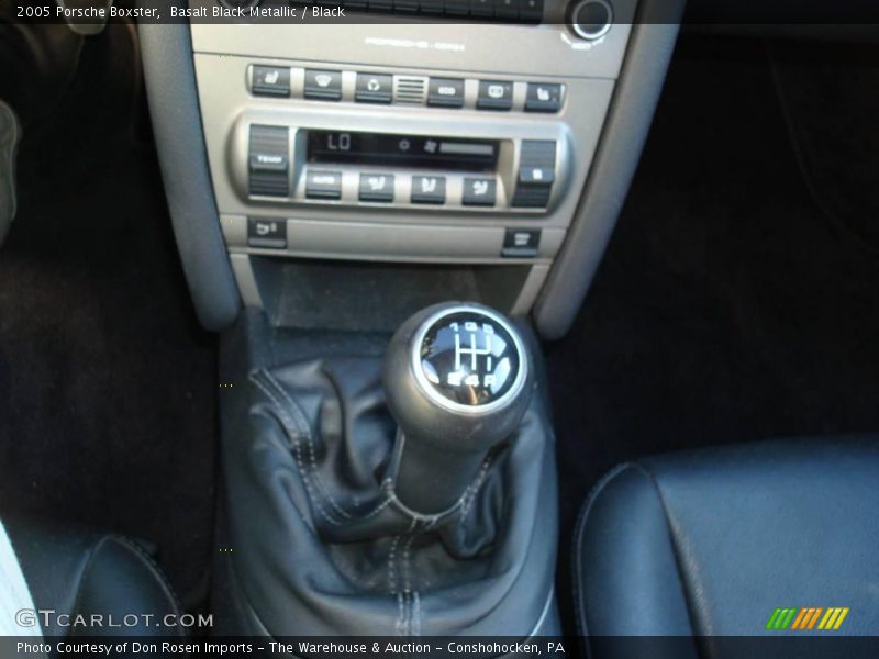 Basalt Black Metallic / Black 2005 Porsche Boxster