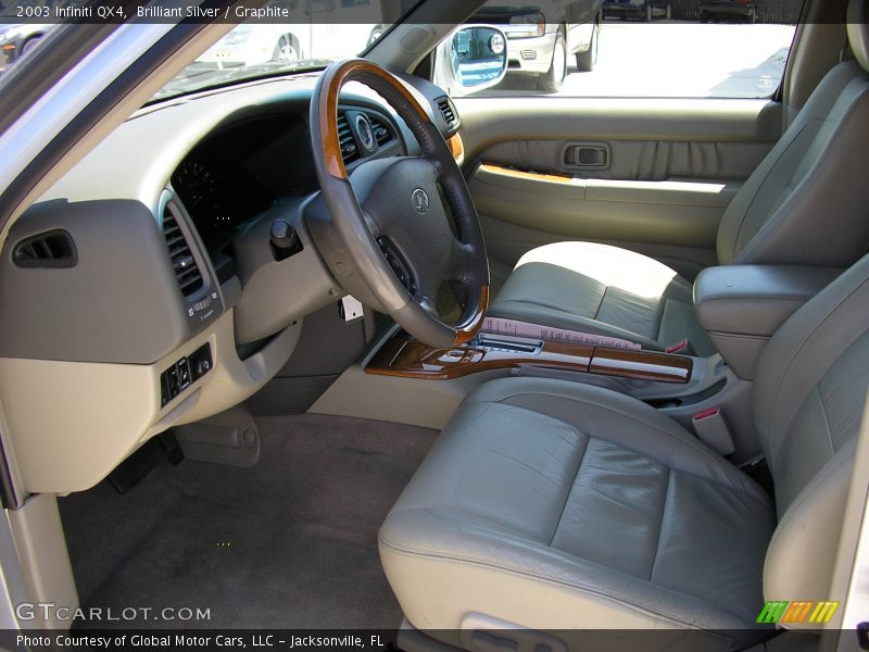 Brilliant Silver / Graphite 2003 Infiniti QX4