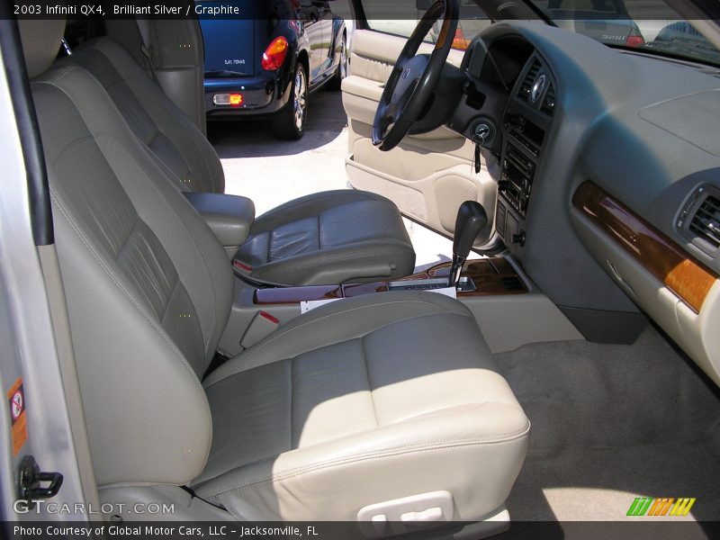 Brilliant Silver / Graphite 2003 Infiniti QX4