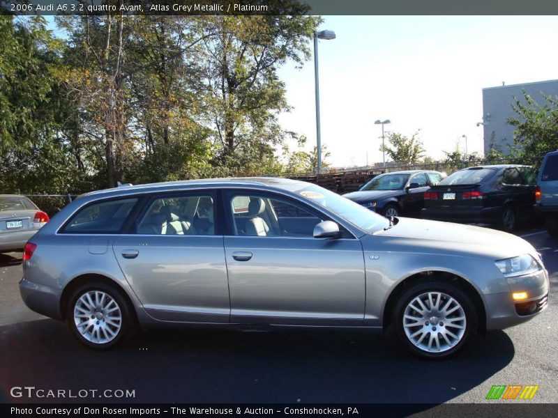 Atlas Grey Metallic / Platinum 2006 Audi A6 3.2 quattro Avant