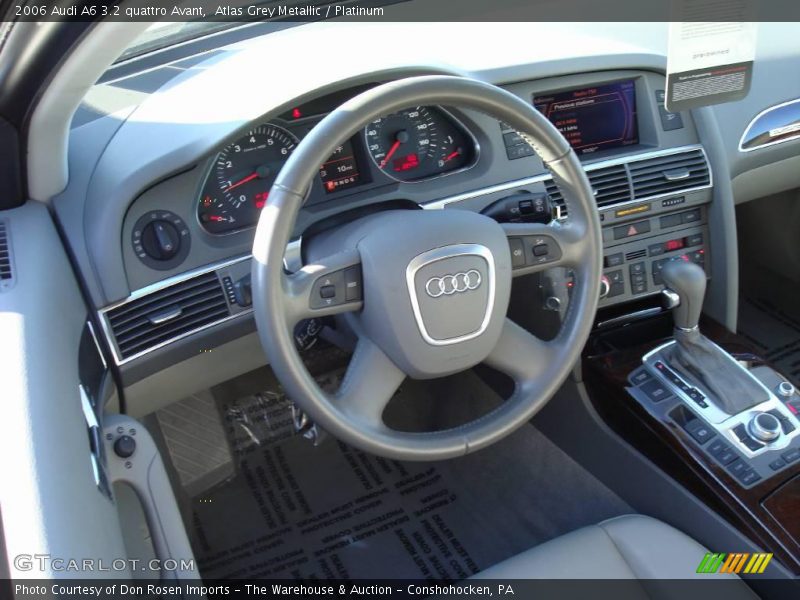 Atlas Grey Metallic / Platinum 2006 Audi A6 3.2 quattro Avant