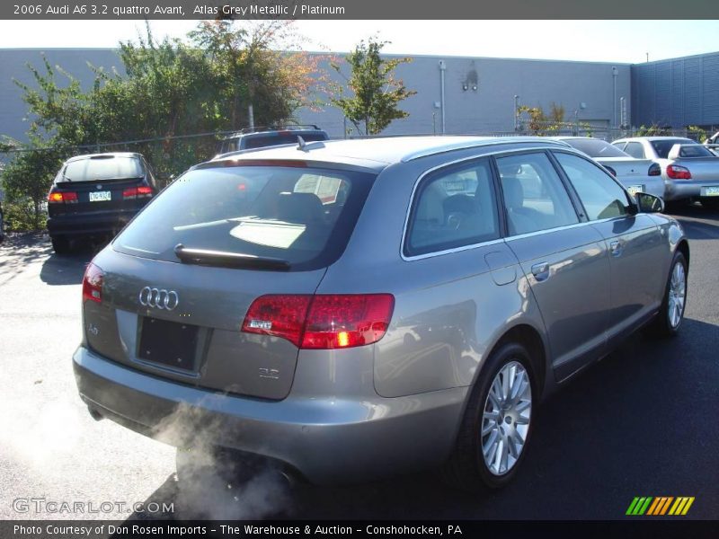 Atlas Grey Metallic / Platinum 2006 Audi A6 3.2 quattro Avant