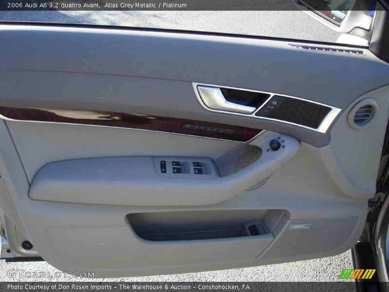 Atlas Grey Metallic / Platinum 2006 Audi A6 3.2 quattro Avant