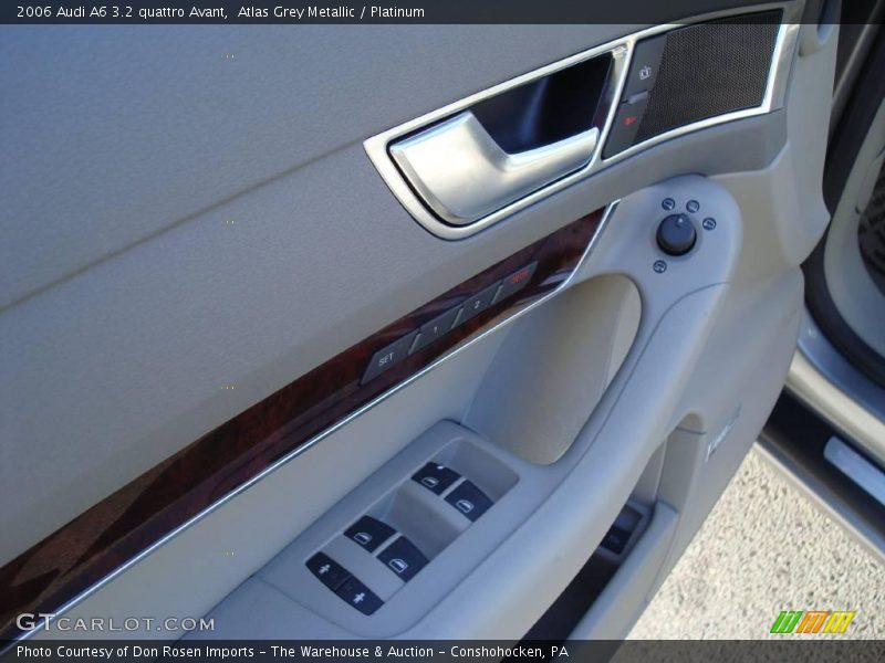 Atlas Grey Metallic / Platinum 2006 Audi A6 3.2 quattro Avant