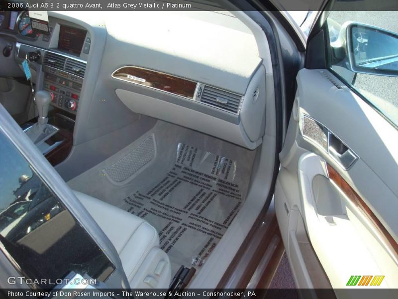 Atlas Grey Metallic / Platinum 2006 Audi A6 3.2 quattro Avant