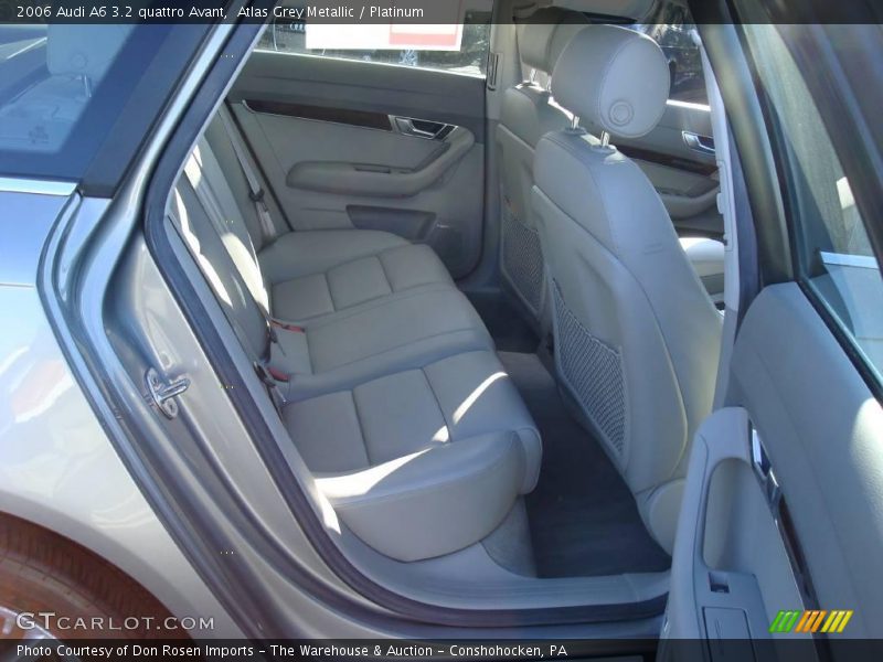 Atlas Grey Metallic / Platinum 2006 Audi A6 3.2 quattro Avant