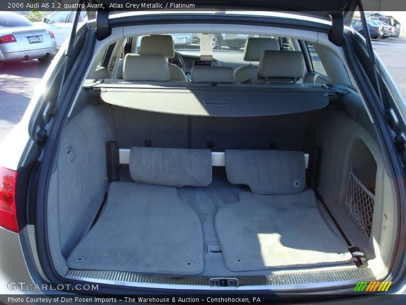 Atlas Grey Metallic / Platinum 2006 Audi A6 3.2 quattro Avant