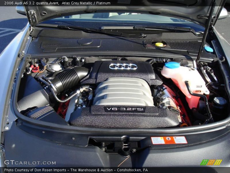 Atlas Grey Metallic / Platinum 2006 Audi A6 3.2 quattro Avant