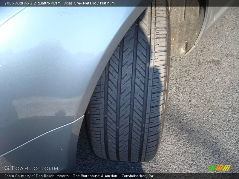 Atlas Grey Metallic / Platinum 2006 Audi A6 3.2 quattro Avant