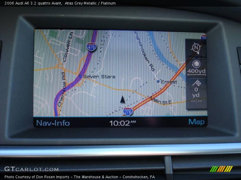 Atlas Grey Metallic / Platinum 2006 Audi A6 3.2 quattro Avant