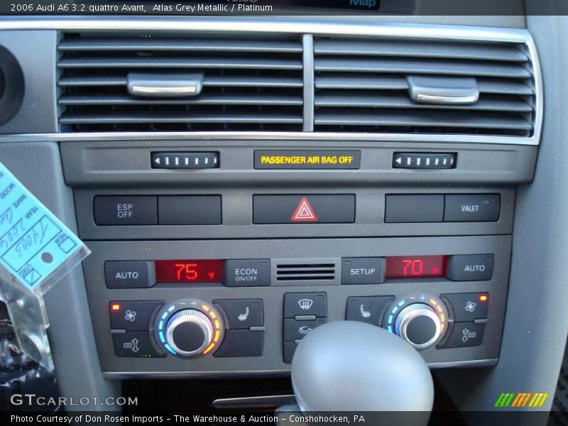 Atlas Grey Metallic / Platinum 2006 Audi A6 3.2 quattro Avant