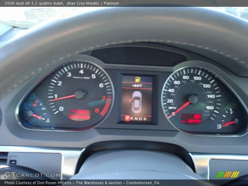 Atlas Grey Metallic / Platinum 2006 Audi A6 3.2 quattro Avant
